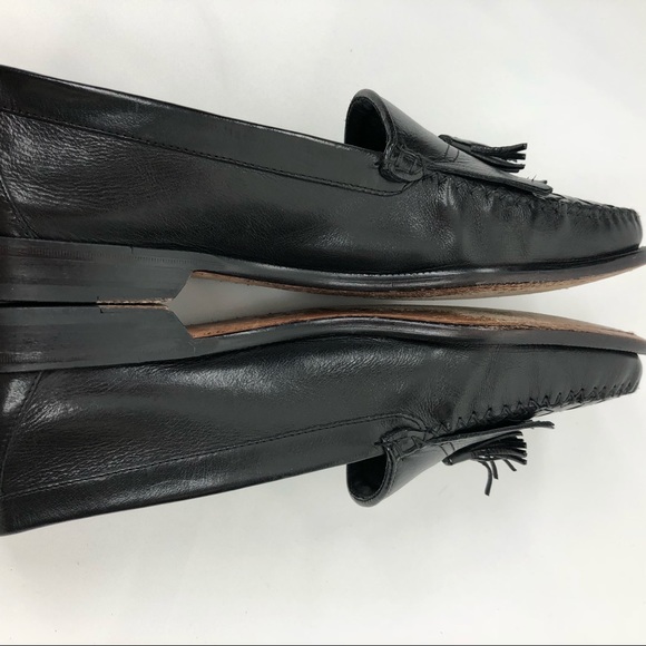 Men’s Cole Haan Black Leather Slip On Shoes 10 - Picture 4 of 8